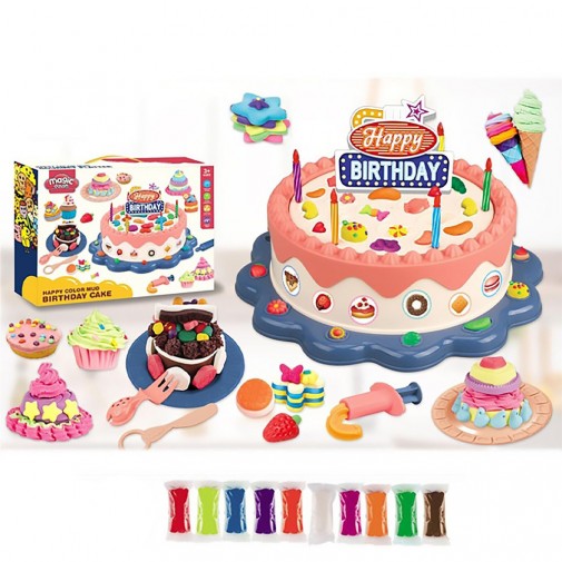 Роденденска торта - сет со пластелин