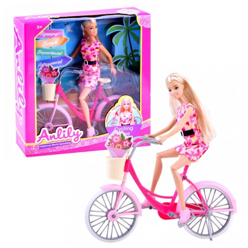 Anlily кукла со велосипед