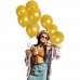 Златни латекс балони - Сет од 50