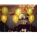 Златни латекс балони - Сет од 50
