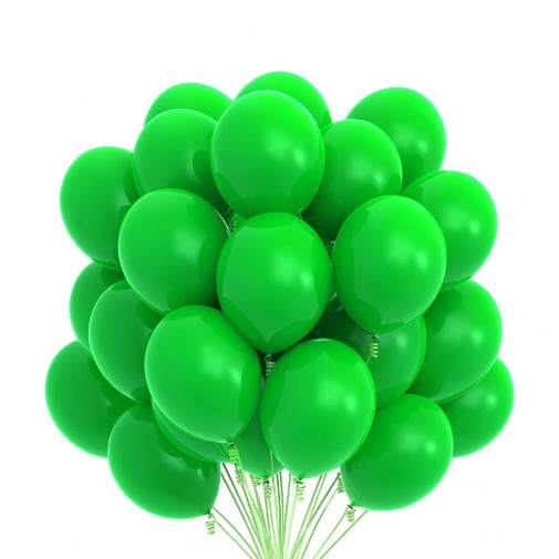 Зелени Латекс Балони - Сет од 100