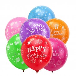 Happy Birthday балони - Сет од 100