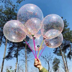 Балони Полнети со Стиропор Топчиња - Сет од 10