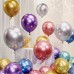 Металик балони во повеќе бои - Сет од 50