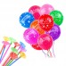 Сет од 12 балони на стапче- Happy Birthday