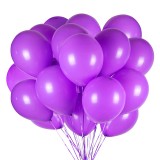 Виолетови балони сет од 50