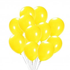 Жолти Латекс Балони - Сет од 100
