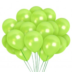 Зелени Металик Балони - Сет од 100