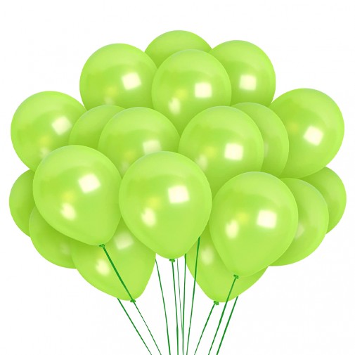 Зелени Металик Балони - Сет од 100