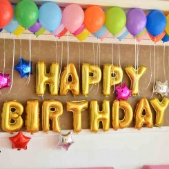 Happy Birthday - Балон фолија
