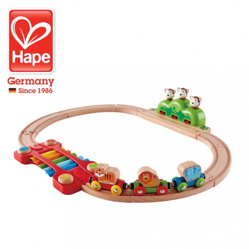 Hape - Дрвен воз со ксилофон