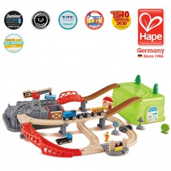 Hape - Дрвена играчка градски воз 
